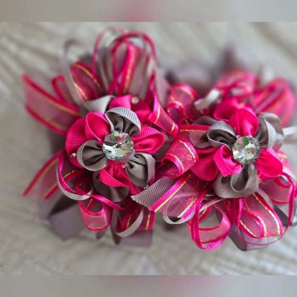 Girls Bow Set of 2 - Picture 1 of 3